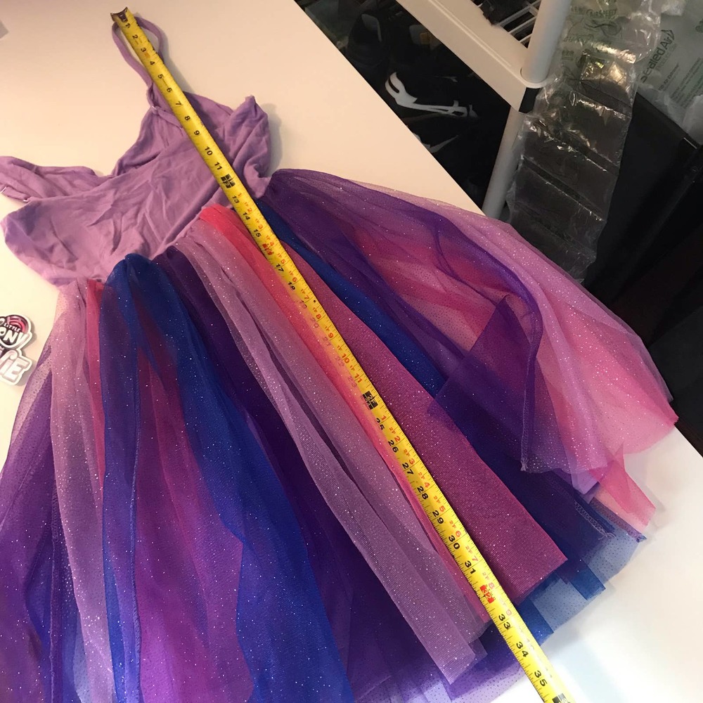 My Little Pony MLP Women's Medium NWT Twilight Sparkle Tulle Mini Dress - Picture 10 of 11